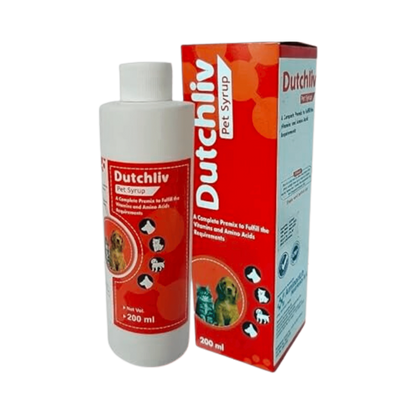 Dutchliv Syrup for Dogs and Cats, 200ml - Animeal