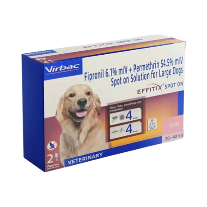 EFFITIX (20-40KG) DOG SPOT ON - Animeal