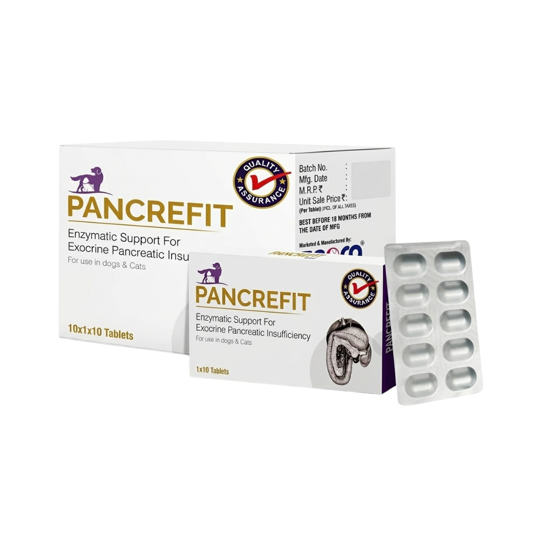 Ecora Pancrefit Tablet for Dogs and Cats, 10 Tablets - Animeal