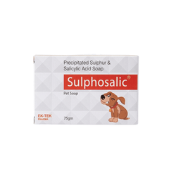 Ektek Sulphosalic Soap for Dogs and Cats, 75g - Animeal
