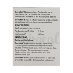 Elanco Bomatak Bolus for Cattle, 1 Bolus - Animeal