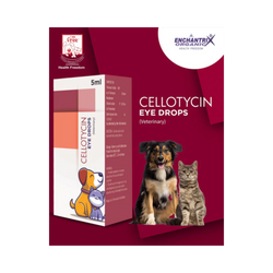 Enchantrix Organic Cellotycin Eye Drop for Dogs and Cats, 5ml - Animeal