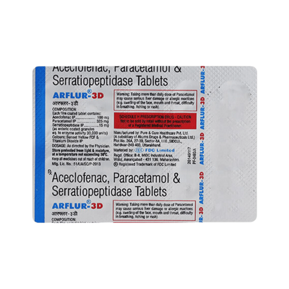 FDC Arflur - 3d Tablet for Dogs and Cats, 10 Tablets - Animeal