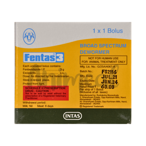 FENTAS-3 BOLUS - Animeal