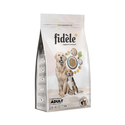 FIDELE PLUS ADULT LIGHT & SENIOR DRY FOOD [1KG] - Animeal