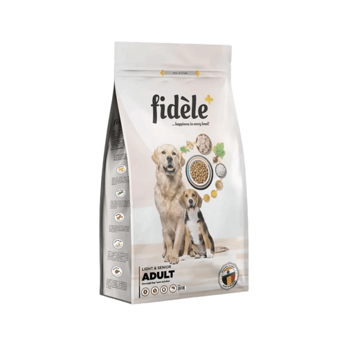 FIDELE PLUS ADULT LIGHT & SENIOR DRY FOOD [3KG] - Animeal