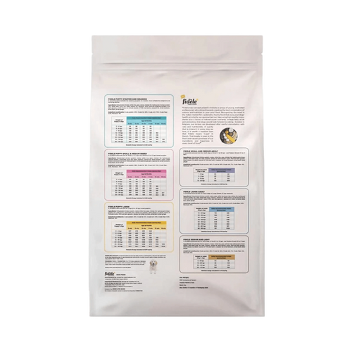 FIDELE PLUS LARGE PUPPY DRY FOOD (S) - Animeal