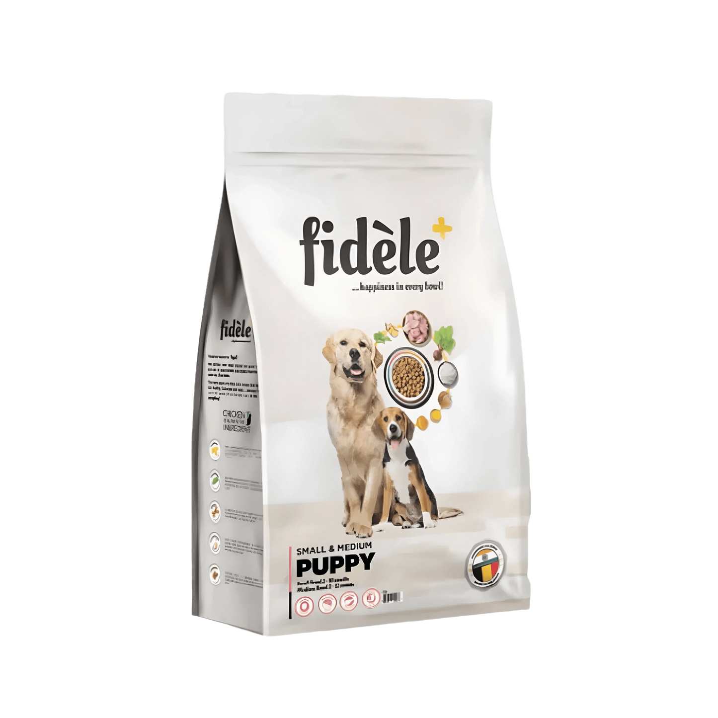 FIDELE PLUS PUPPY SMALL & MEDIUM DRY FOOD [1 KG] - Animeal