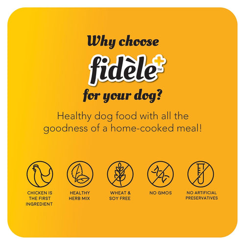 FIDELE PLUS PUPPY SMALL & MEDIUM DRY FOOD [1 KG] - Animeal