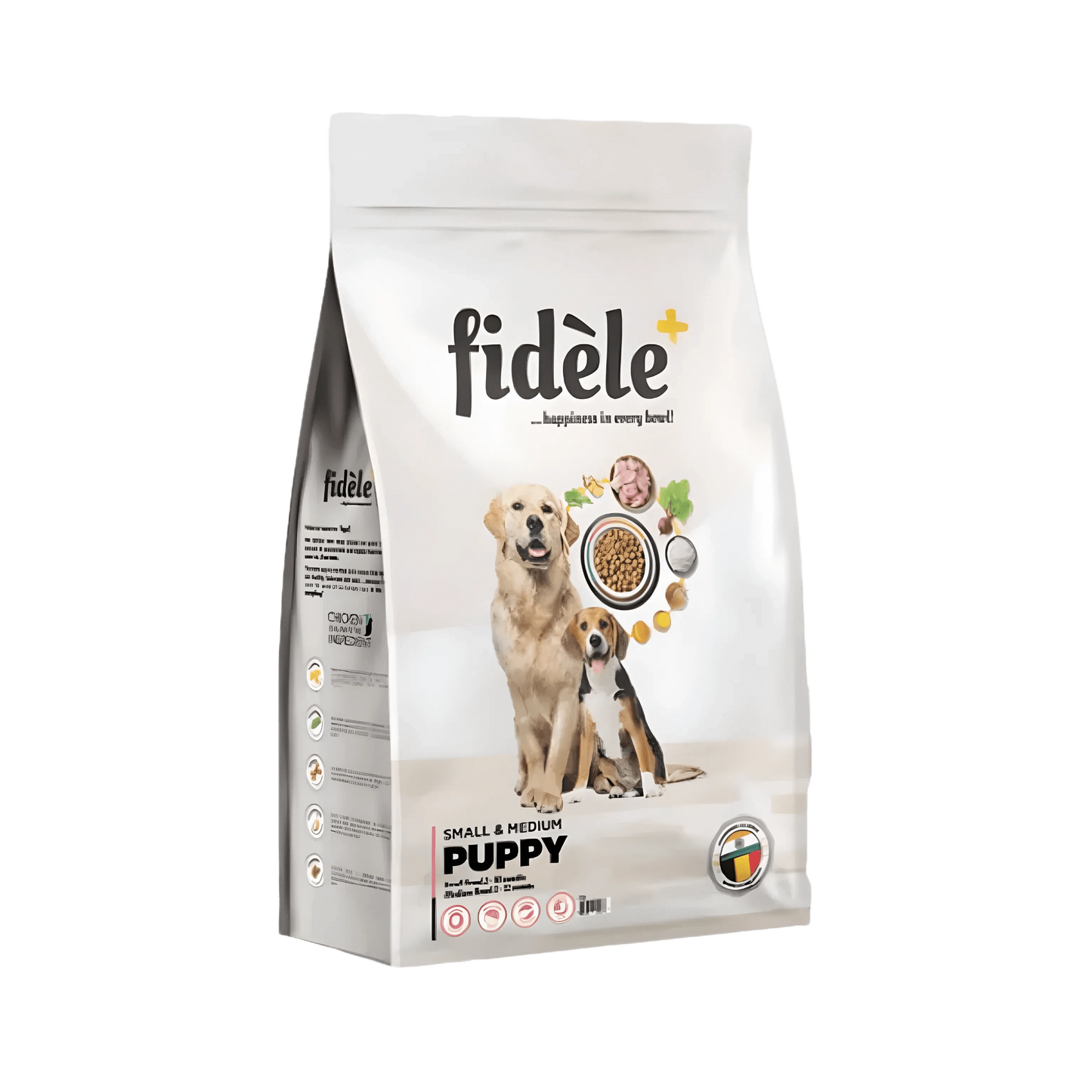 FIDELE PLUS PUPPY SMALL & MEDIUM DRY FOOD [12 KG] - Animeal
