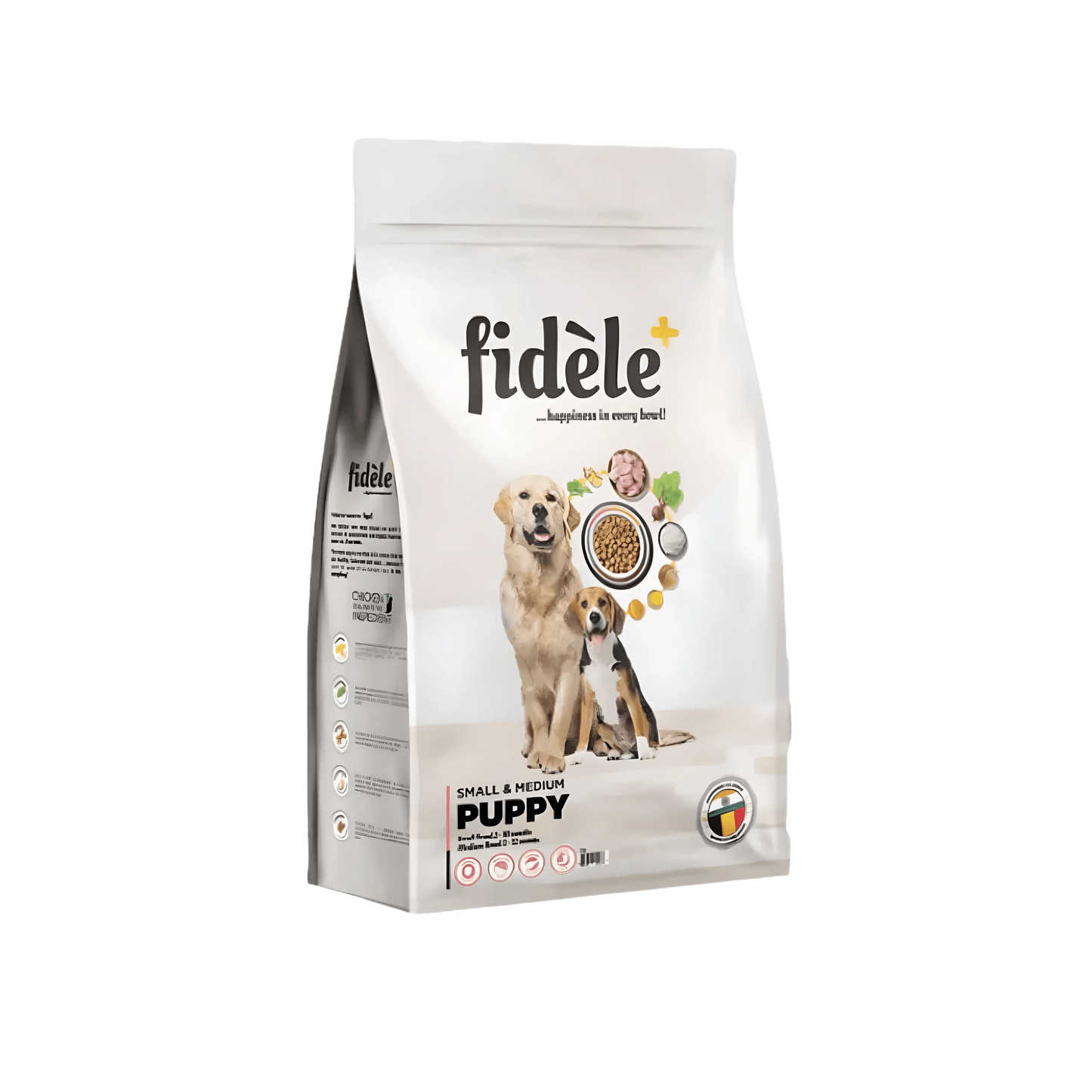 FIDELE PLUS PUPPY SMALL & MEDIUM DRY FOOD [3 KG] - Animeal