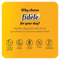 FIDELE PLUS PUPPY SMALL & MEDIUM DRY FOOD [1 KG] - Animeal