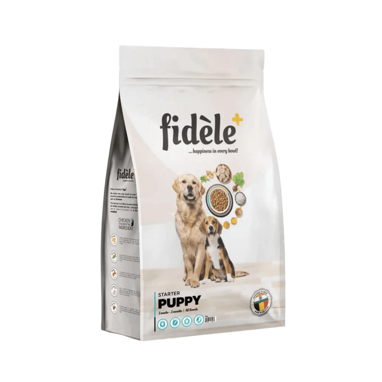 FIDELE PLUS STARTER PUPPY DRY FOOD [3 KG] - Animeal