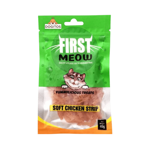 FIRST MEOW SOFT CHICKEN STRIP - Animeal