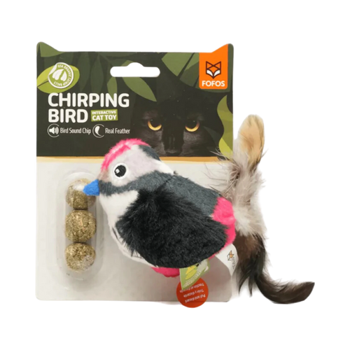 FOFOS BLACK BIRD WITH CATNIP BALLS - Animeal