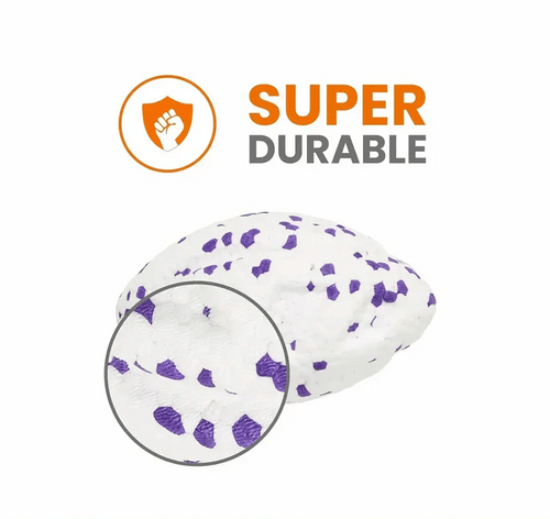 FOFOS ETPU RUGBY BALL FETCH DOG WHITE TOY - Animeal