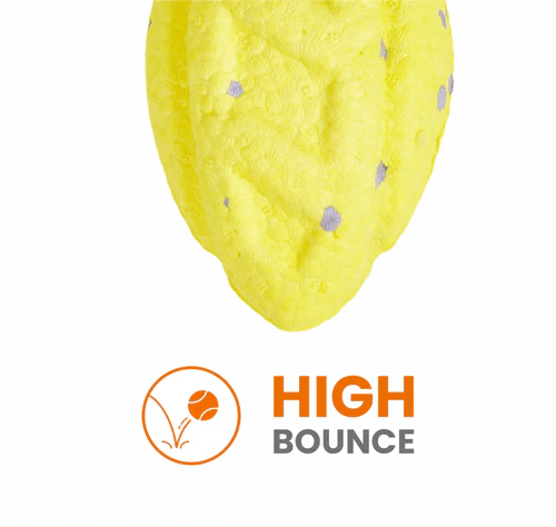 FOFOS ETPU RUGBY BALL FETCH DOG YELLOW TOY - Animeal