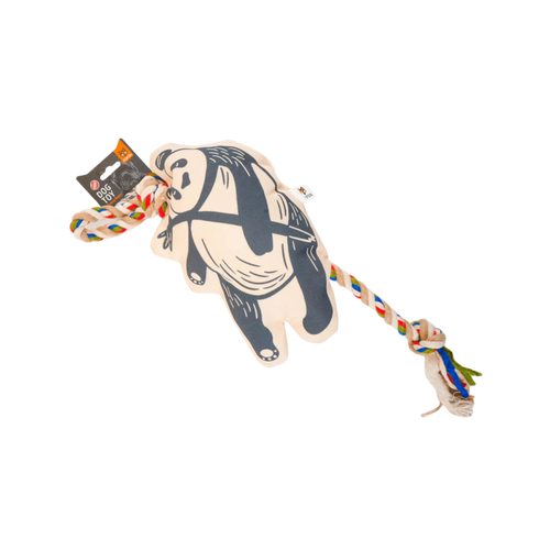 FOFOS FLOSSY ROPE TOY WITH PANDA - Animeal