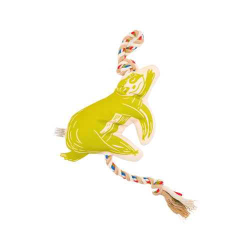 FOFOS FLOSSY ROPE TOY WITH SLOTH - Animeal