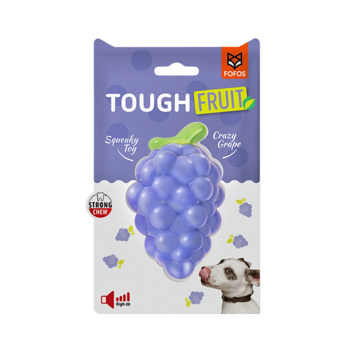 FOFOS FRUITY BITES SQUEAKY CRAZY GRAPS TOY - Animeal