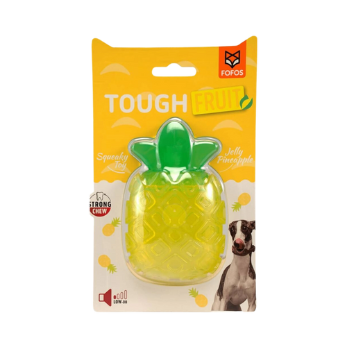 FOFOS FRUITY BITES SQUEAKY JELLY PINEAPPLE TOY - Animeal