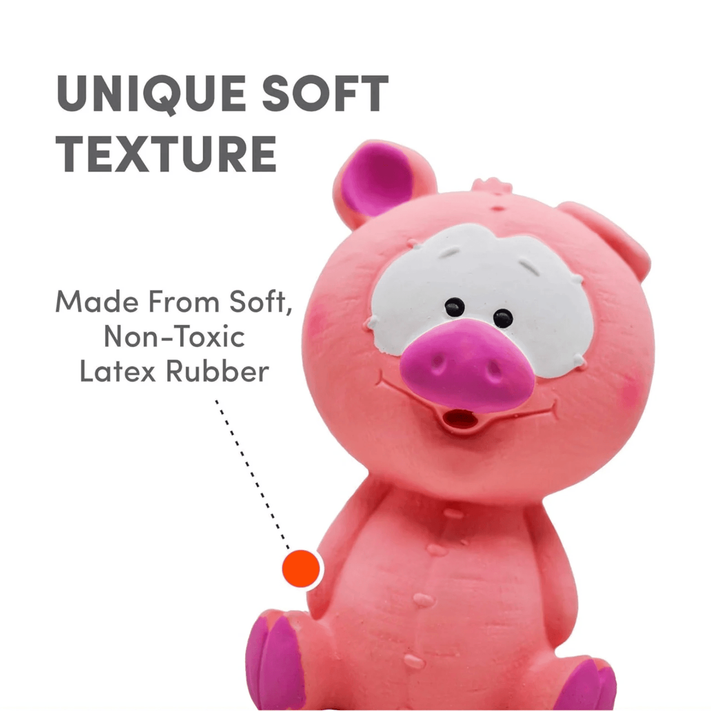 FOFOS LATEX TOY PIG - Animeal