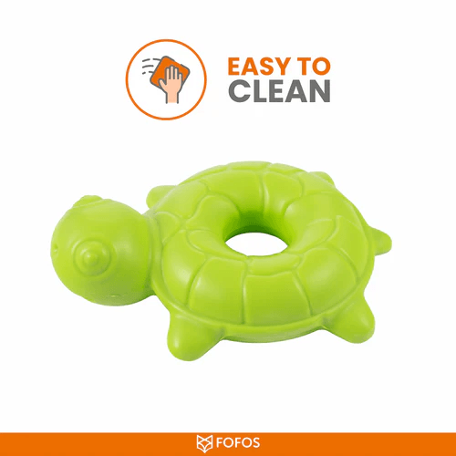 FOFOS OCEAN ANIMAL CHEWING SQUEAKY TURTLE TOY - Animeal