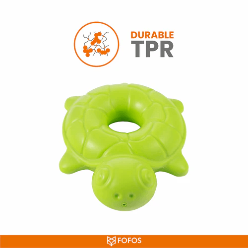 FOFOS OCEAN ANIMAL CHEWING SQUEAKY TURTLE TOY - Animeal