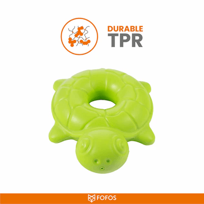 FOFOS OCEAN ANIMAL CHEWING SQUEAKY TURTLE TOY - Animeal