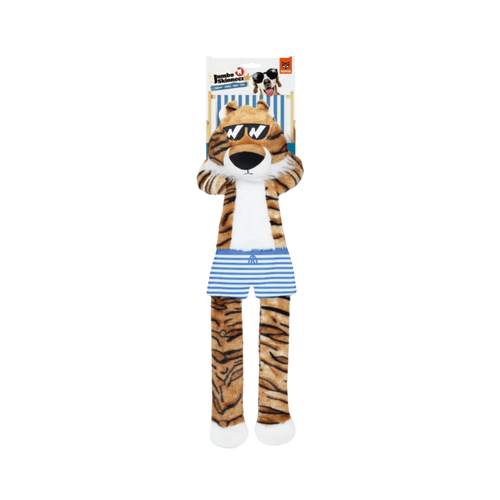 FOFOS SAFARI FLAP TIGER DOG TOY (L) - Animeal