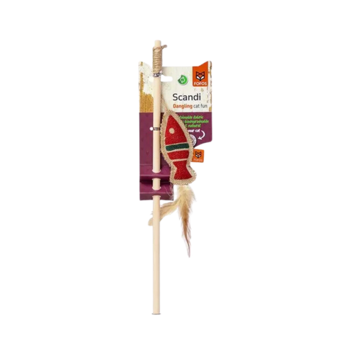 FOFOS SCANDISH FISH WITH 40CM WOODEN STICK - Animeal
