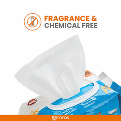 FOFOS no-SCENT PET WIPES (L) - Animeal