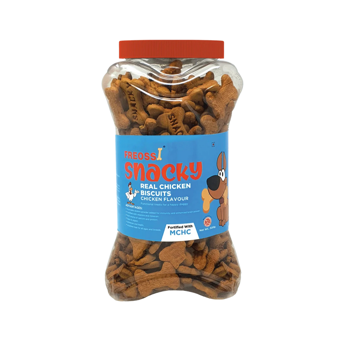 FREOSSI SNACKY CHICKEN FLAVOR [500GM] - Animeal