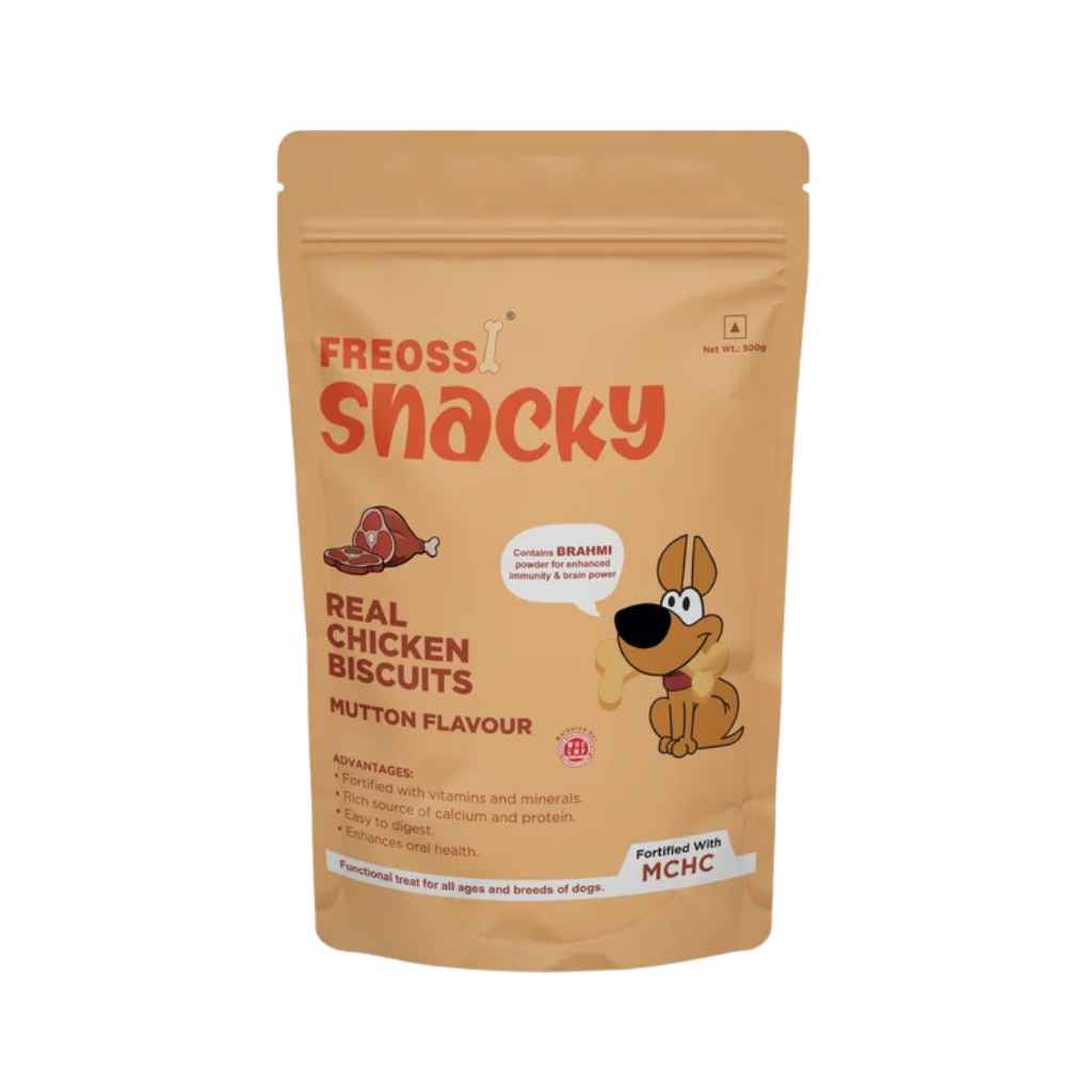 FREOSSI SNACKY MUTTON FLAVOR [500GM] - Animeal