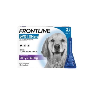 FRONTLINE PLUS (20KG-40KG) DOG SPOT ON - Animeal