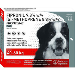 FRONTLINE PLUS 40KG TO 60KG SPOT ON - Animeal