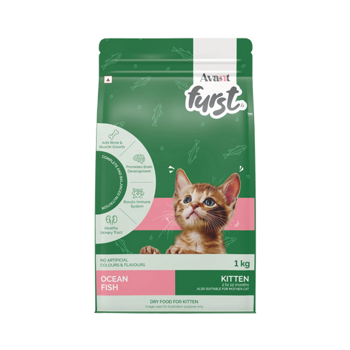 FURST KITTEN OCEAN FISH DRY FOOD [1 KG] - Animeal