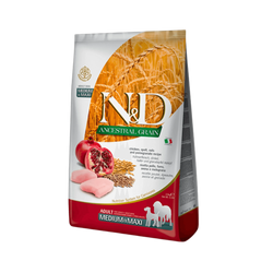 Farmina N&D Ancestral Grain Chicken and Pomegranate Adult Maxi, 2.5kg - Animeal