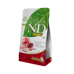 Farmina N&D Grain Free Chicken and Pomegranate Kitten Cat Food, 5kg - Animeal