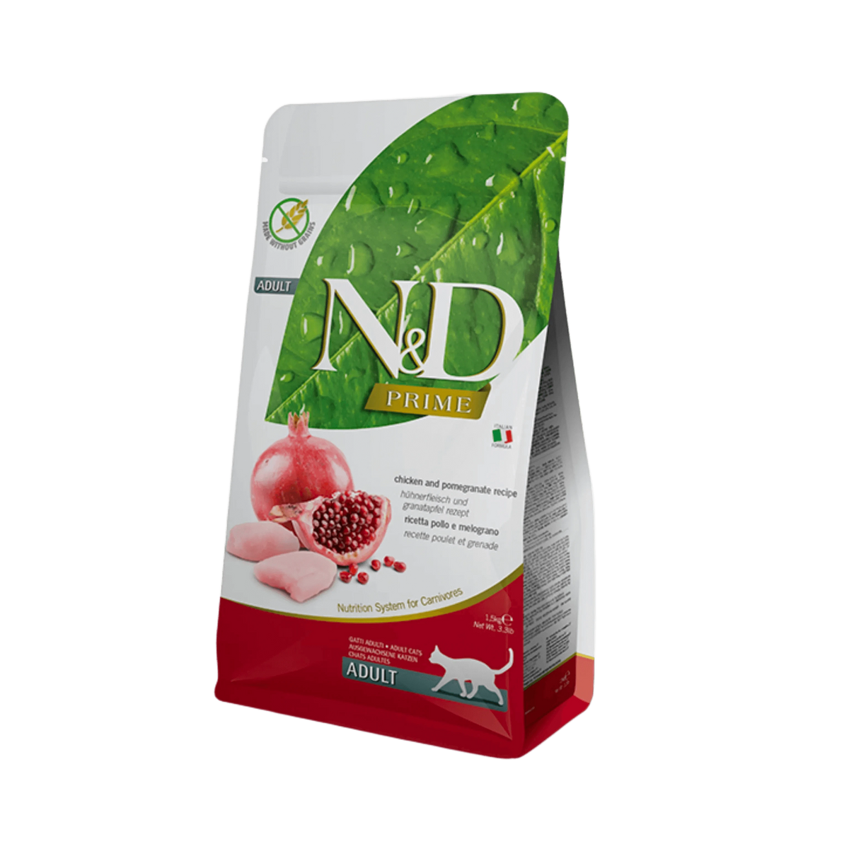 Farmina N&D Prime Chicken and Pomegranate Adult Cat Dry Cat Food, 300g - Animeal