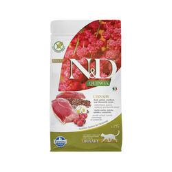 Farmina N&D Quinoa Urinary Duck Adult Cat Dry Cat Food, 5kg - Animeal