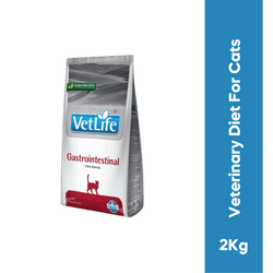 Farmina Vet Life Gastrointestinal Dry Cat Food, 2kg - Animeal