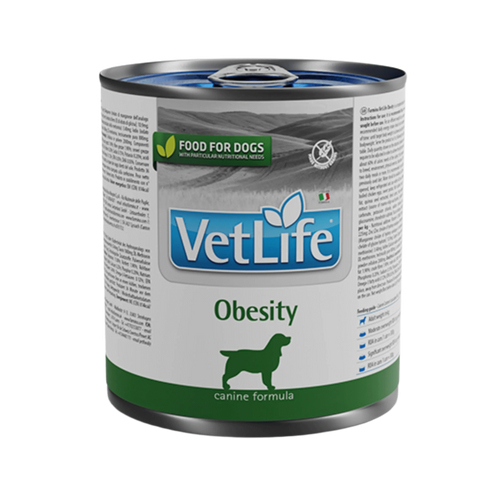 Farmina Vet Life Obesity Wet Dog Food, 300g Can - Animeal