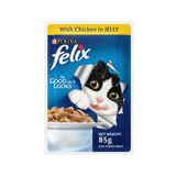 Felix Adult Chicken In Jelly Wet Cat Food, 85g