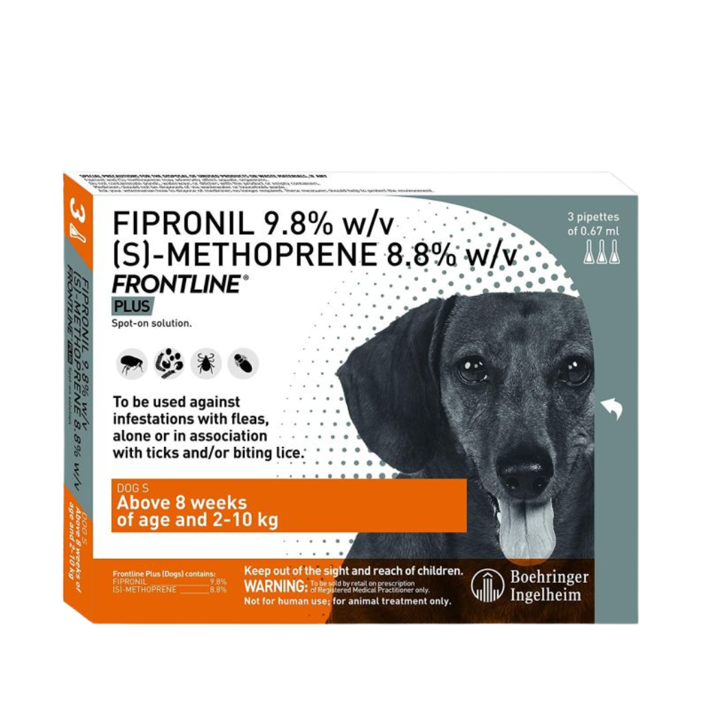 FRONTLINE PLUS (2KG-10KG) DOG SPOT ON - Animeal