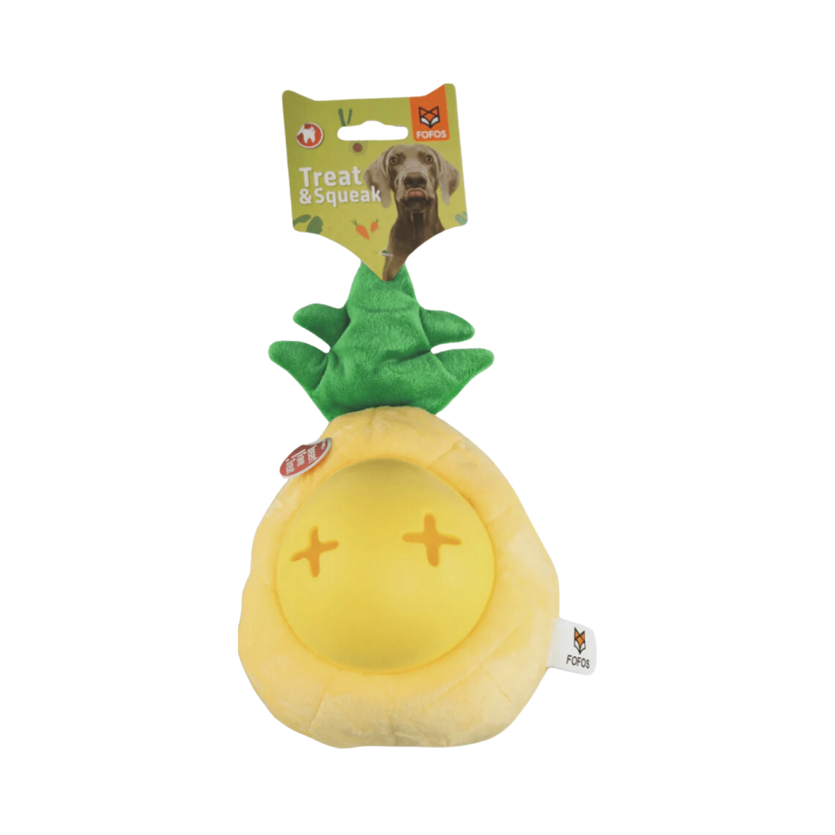 Fofos Cute Treat Toy Pineapple for Dogs - Animeal