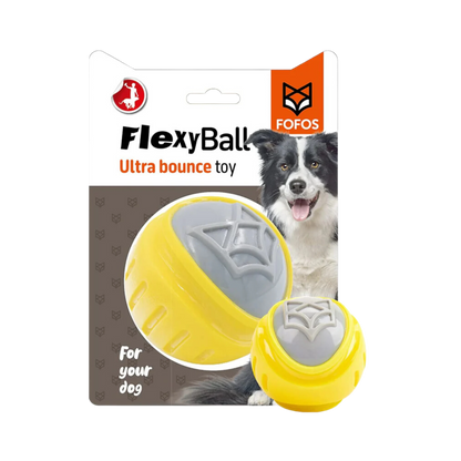 Fofos Flexy Ball Ultra Bounce Toy for Dogs, Large - Animeal