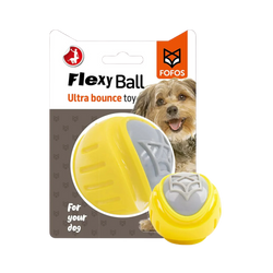 Fofos Flexy Ball Ultra Bounce Toy for Dogs, Medium - Animeal