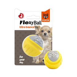 Fofos Flexy Ball Ultra Bounce Toy for Dogs, Small - Animeal
