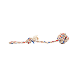 Fofos Flossy Rope Toy with Ball for Dogs - Animeal